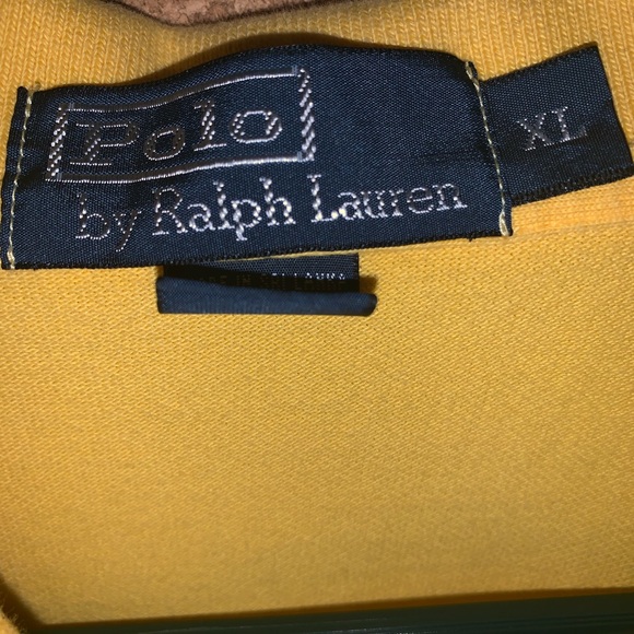Ralph Lauren yellow polo XL - Picture 2 of 3